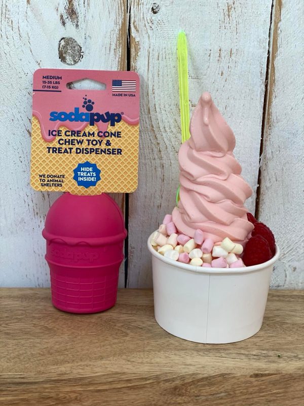 Moochi Sodapup Ice Cream Cone roze